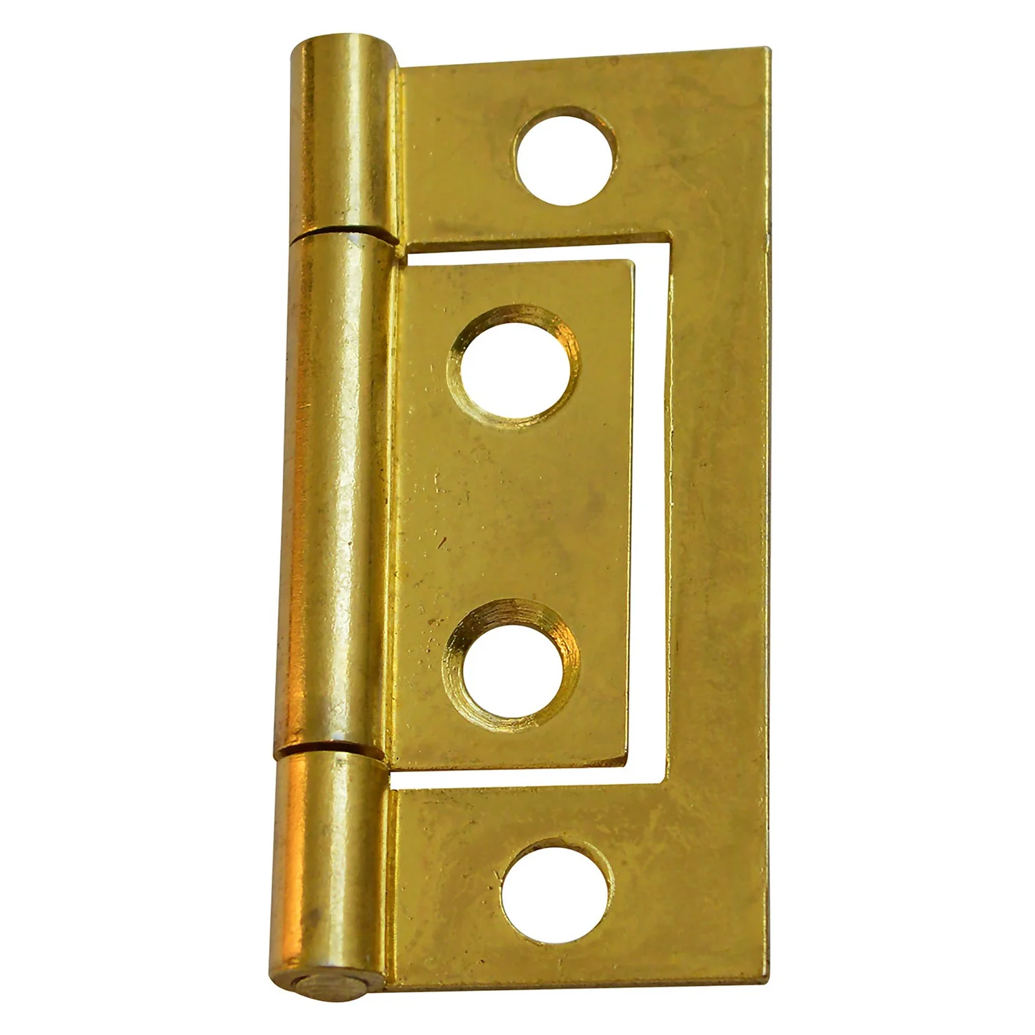 Flush Hinge 50mm Electro Brass - 2 Pack 1 Flush Hinge 50mm Electro Brass - 2 Pack
