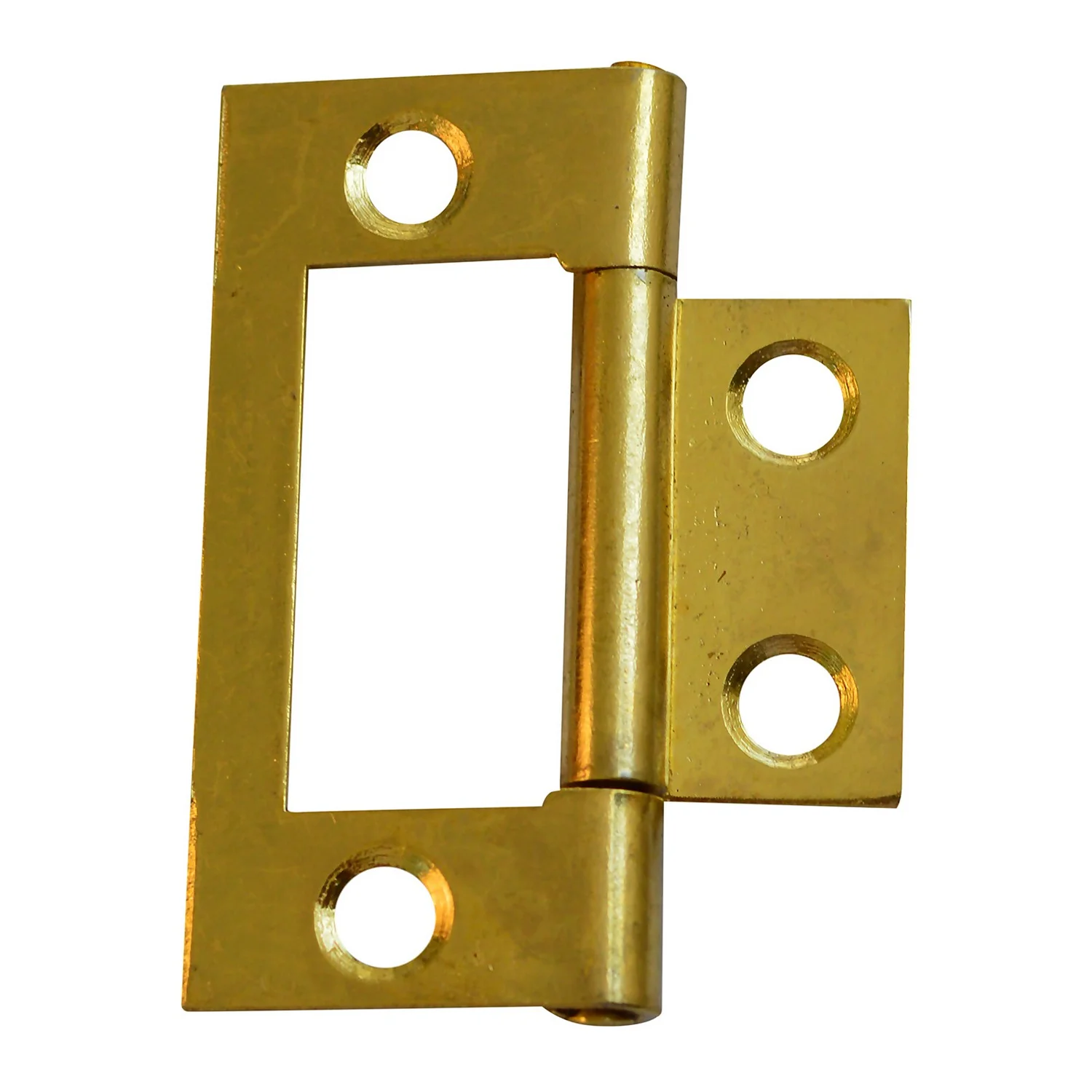 Flush Hinge 50mm Electro Brass - 2 Pack 2 Flush Hinge 50mm Electro Brass - 2 Pack - Image 2