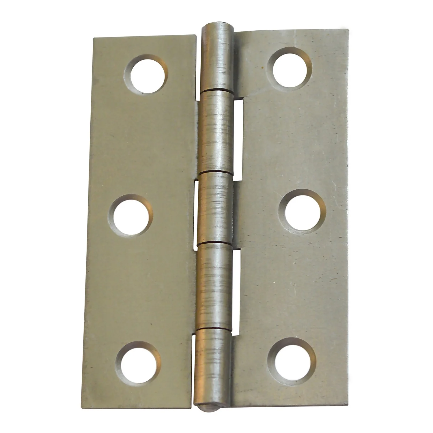 Butt Hinge Steel 63mm Satin Chrome - 2 Pack 2 Butt Hinge Steel 63mm Satin Chrome - 2 Pack - Image 2