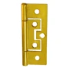 Flush Hinge 63mm Electro Brass - 2 Pack