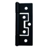 Flush Hinge 63mm Black - 2 Pack