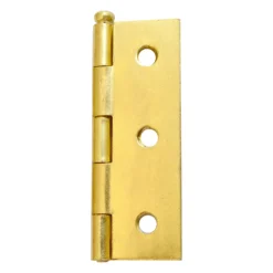 Butt Hinge Loose Pin 76mm Electro Brass - 2 Pack