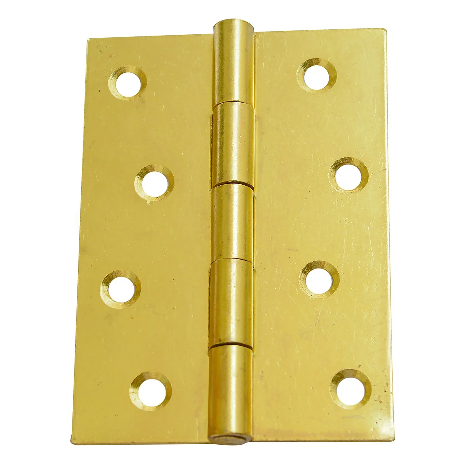 Butt Hinge Steel 100mm Electro Brass - 2 Pack 2 Butt Hinge Steel 100mm Electro Brass - 2 Pack - Image 2