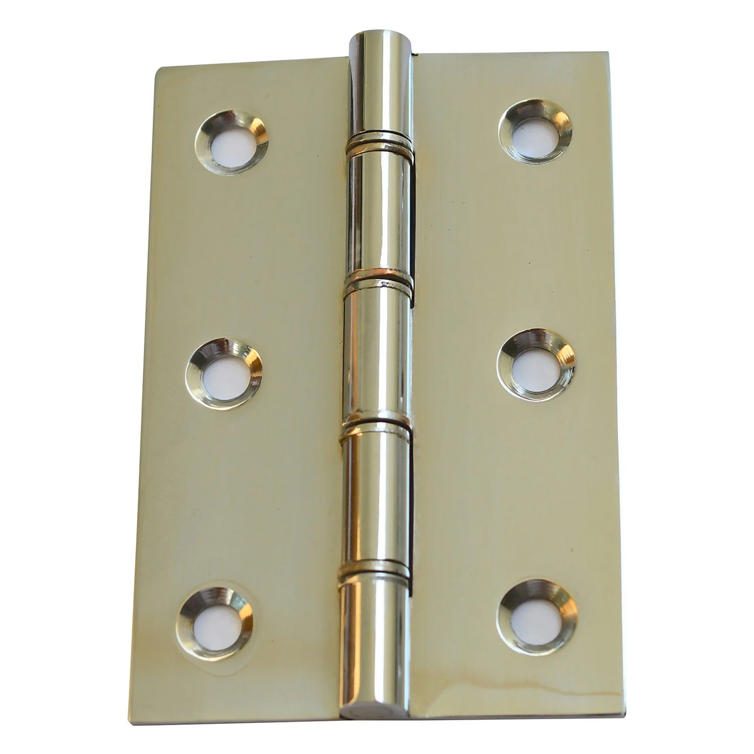 Butt Hinge 75mm Polished Brass - 2 Pack 1 Butt Hinge 75mm Polished Brass - 2 Pack