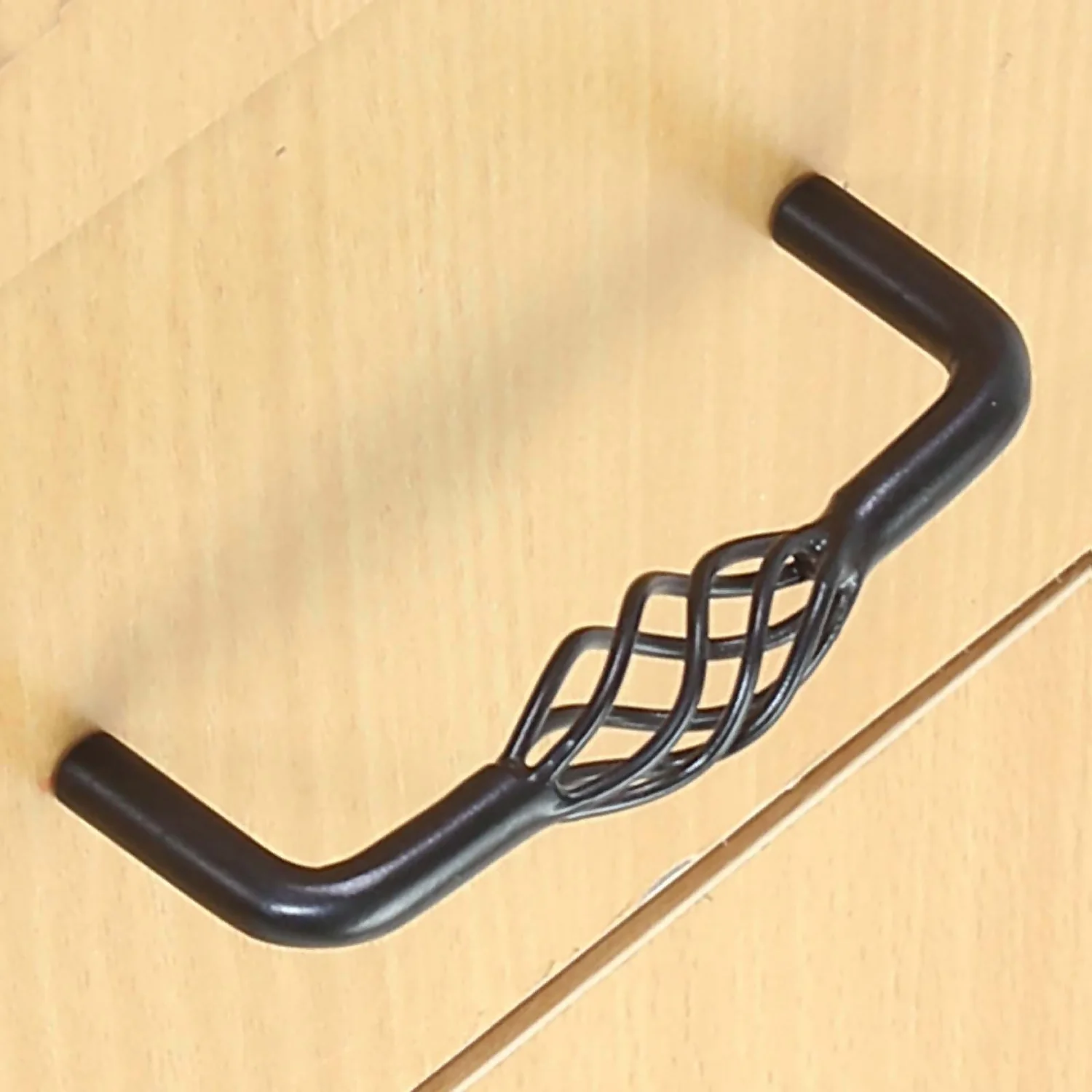 Twyford 96mm Steel Black Cage Handle - 2 Pack 2 Twyford 96mm Steel Black Cage Handle - 2 Pack - Image 2