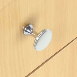 Rydal 29mm Ringed Zinc Chrome Knob -COMMAND Sales Store 13034793 1084897156734564