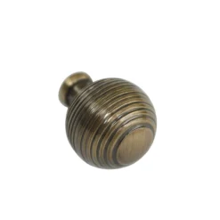 Highgrove 50mm Zinc Antique Brass Cabinet Knob - 2 Pack