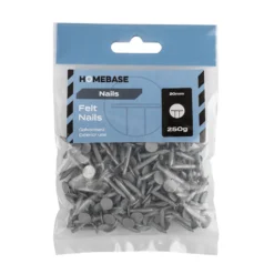 Homebase Galvanised Felt Nails 20mm - 250g -COMMAND Sales Store 13149274 1394936321478928