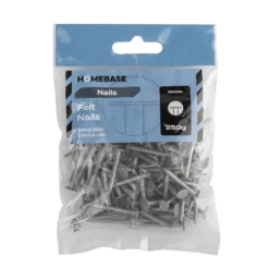 Homebase Galvanised Felt Nails 40mm - 100g -COMMAND Sales Store 13149277 1694936321449270