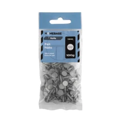 Homebase Galvanised Felt Nails 13mm - 100g -COMMAND Sales Store 13149278 4404936321252821
