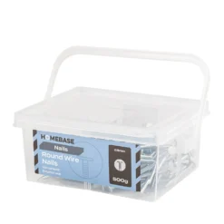 Homebase Galvanised Round Wire Nails 65mm 500g -COMMAND Sales Store 13149315 1164920814196259