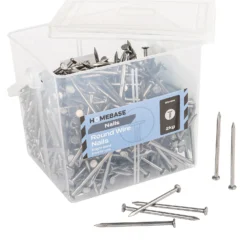 Homebase Bright Round Wire Nails 65mm 2kg -COMMAND Sales Store 13149321 1644920814202730