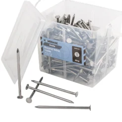Homebase Bright Round Wire Nails 100mm - 2Kg -COMMAND Sales Store 13149326 1845039720415573