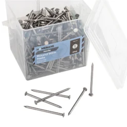 Homebase Bright Round Wire Nails 75mm - 2kg -COMMAND Sales Store 13149329 8035039720422923