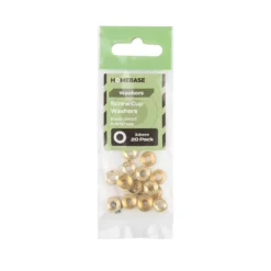 Homebase Brass Plated Screw Cup Washer 3.5mm 20 Pack -COMMAND Sales Store 13150420 1714907614243731