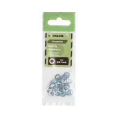 Homebase Zinc Plated Spring Washer M5 25 Pack -COMMAND Sales Store 13150421 1214920814258341