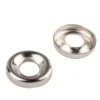 Homebase Nickel Plated Screw Cup Washer 6mm 20 Pack