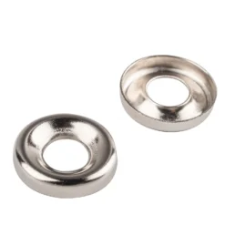 Homebase Nickel Plated Screw Cup Washer 6mm 20 Pack
