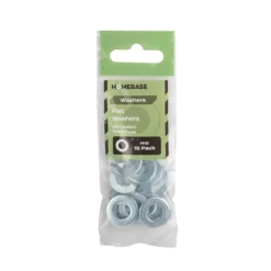 Homebase Zinc Plated Washer M10 15 Pack -COMMAND Sales Store 13150423 1364907614144560