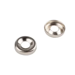 Homebase Nickel Plated Screw Cup Washer 3.5mm 20 Pack