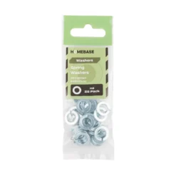 Homebase Zinc Plated Spring Washer M8 25 Pack -COMMAND Sales Store 13150425 2724907614332771