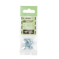 Homebase Zinc Plated Wing Nuts M6 5 Pack -COMMAND Sales Store 13150431 1024920814294668