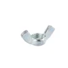 Homebase Zinc Plated Wing Nuts M6 5 Pack