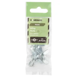Homebase Zinc Plated Wing Nuts M8 5 Pack -COMMAND Sales Store 13150432 1624907614442835