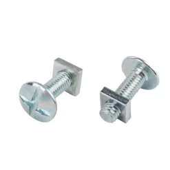 Homebase Zinc Plated Roof Bolt M5 20mm 10 Pack