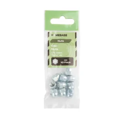 Homebase Zinc Plated Cap Nut M6 10 Pack -COMMAND Sales Store 13150466 1154920814548396
