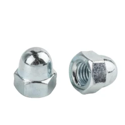 Homebase Zinc Plated Cap Nut M6 10 Pack
