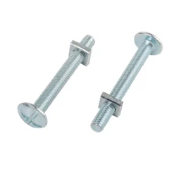 Homebase Zinc Plated Roof Bolt M6 50mm 10 Pack