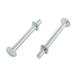 Homebase Zinc Plated Roof Bolt M5 50mm 10 Pack
