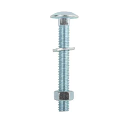 Homebase Zinc Plated Roof Bolt M8 100mm 5 Pack -COMMAND Sales Store 13150484 2064920814562106