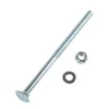 Homebase Zinc Plated Coach Bolt M10 200mm 2 Pack