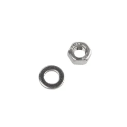 Homebase Stainless Steel Hex Nut & Washer M6 5 Pack