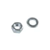 Homebase Zinc Plated Hex Nut & Washer M16 5 Pack