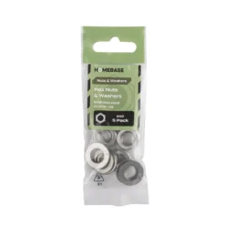 Homebase Stainless Steel Hex Nut & Washer M10 5 Pack -COMMAND Sales Store 13150515 1674907615257245