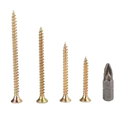 Homebase Yellow Zinc Plated Screws Kit Assorted 650 Pack -COMMAND Sales Store 13151068 1035020337141193
