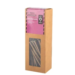 Homebase Yellow Zinc Plated Concrete Screw 7.5X120mm 45 Pack -COMMAND Sales Store 13151075 2034920814805499