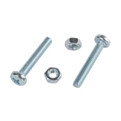 Homebase Zinc Plated Machine Screw Pan Head M4 25mm 5 Pack