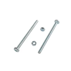 Homebase Zinc Plated Machine Screw Pan Head M5 70mm 5 Pack