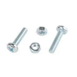 Homebase Zinc Plated Machine Screw Pan Head M6 25mm 5 Pack