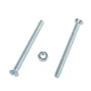 Homebase Zinc Plated Machine Screw M4 50mm 5 Pack