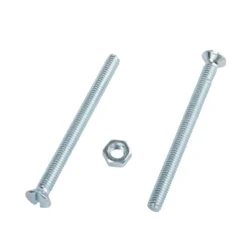 Homebase Zinc Plated Machine Screw M4 50mm 5 Pack