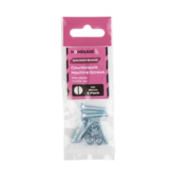 Homebase Zinc Plated Machine Screw M5 25mm 5 Pack -COMMAND Sales Store 13151109 1154907615915085