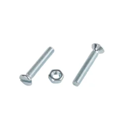 Homebase Zinc Plated Machine Screw M4 25mm 5 Pack