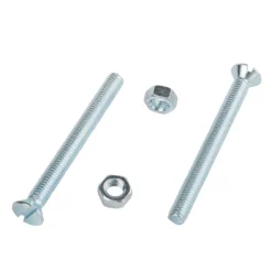 Homebase Zinc Plated Machine Screw M5 50mm 5 Pack