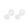 Homebase Hinged Screw Covers White 12mm 48 Pack