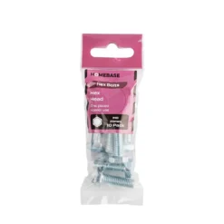Homebase Zinc Plated Set Screw Hex Head M8 25mm 10 Pack -COMMAND Sales Store 13151140 1314907616157590